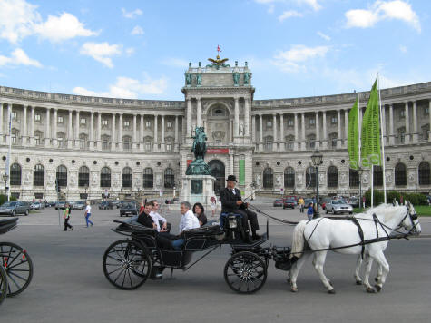 Hofburg Palace in Vienna Austria