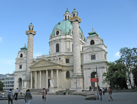 St. Charles' Church in Vienna (Karlskirche)